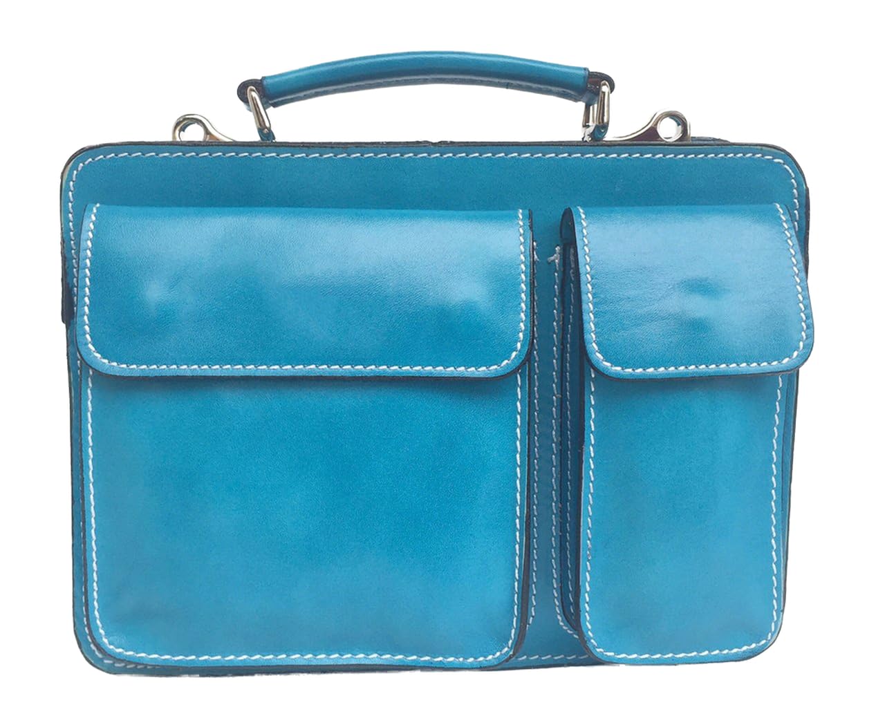 Bolso pequeño para hombre clásico en talla M y piel auténtica 2