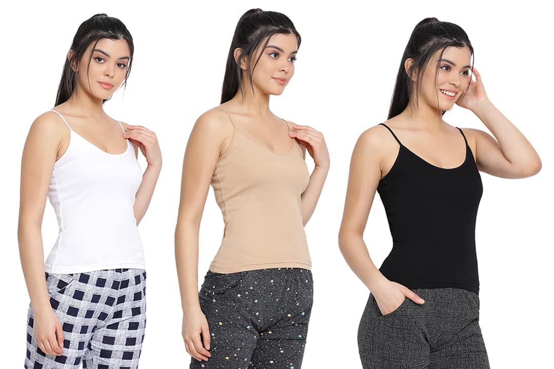 lyra Women's Cotton Fitted Camisole-picture-13