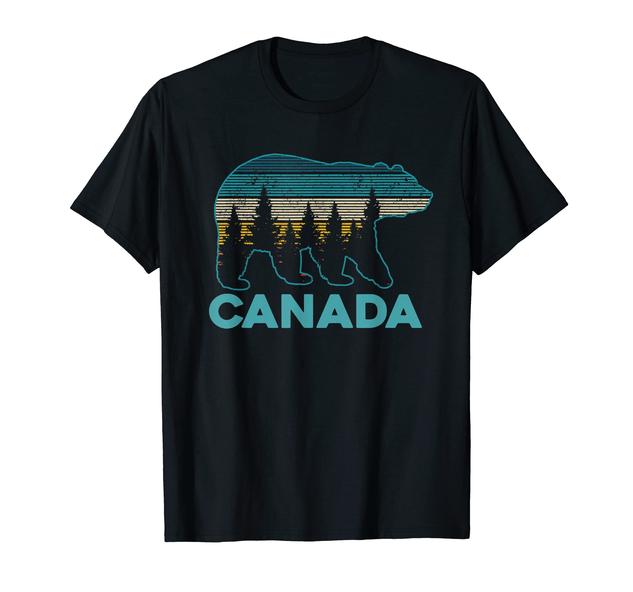 Canada Grizzly Bear Souvenir T-ShirtOEKO-TEX STANDARD 100