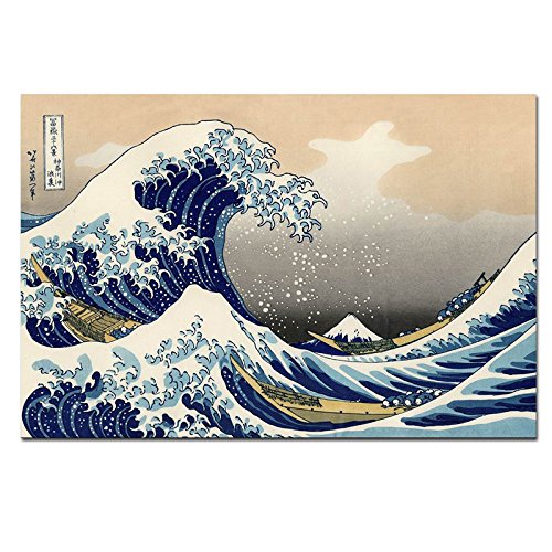 Wieco Art Canvas Prints Wall Art Ocean Beach Picture Paintings for Home Office