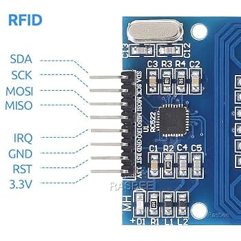 Amazon.co.jp: RASBEE MFRC RC522 MFRC522 RFID IC カード