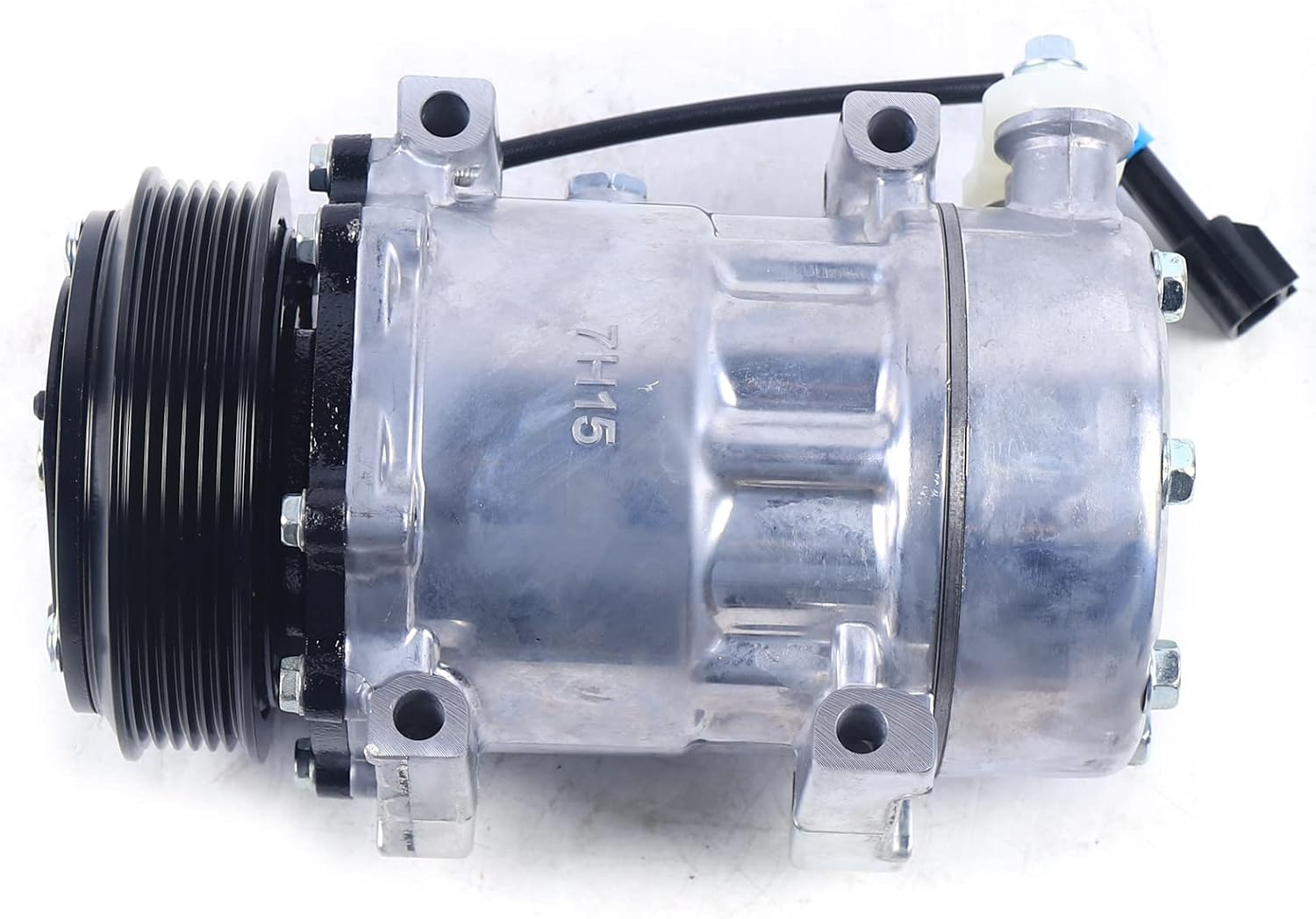 A/C AC Compressor W/Clutch Fit For Peterbilt & Kenworth T660 T800 4039 4424 4731, Air Conditioner Compressor + Clutch F696001121 43554039 For Peterbilt/For Kenworthe