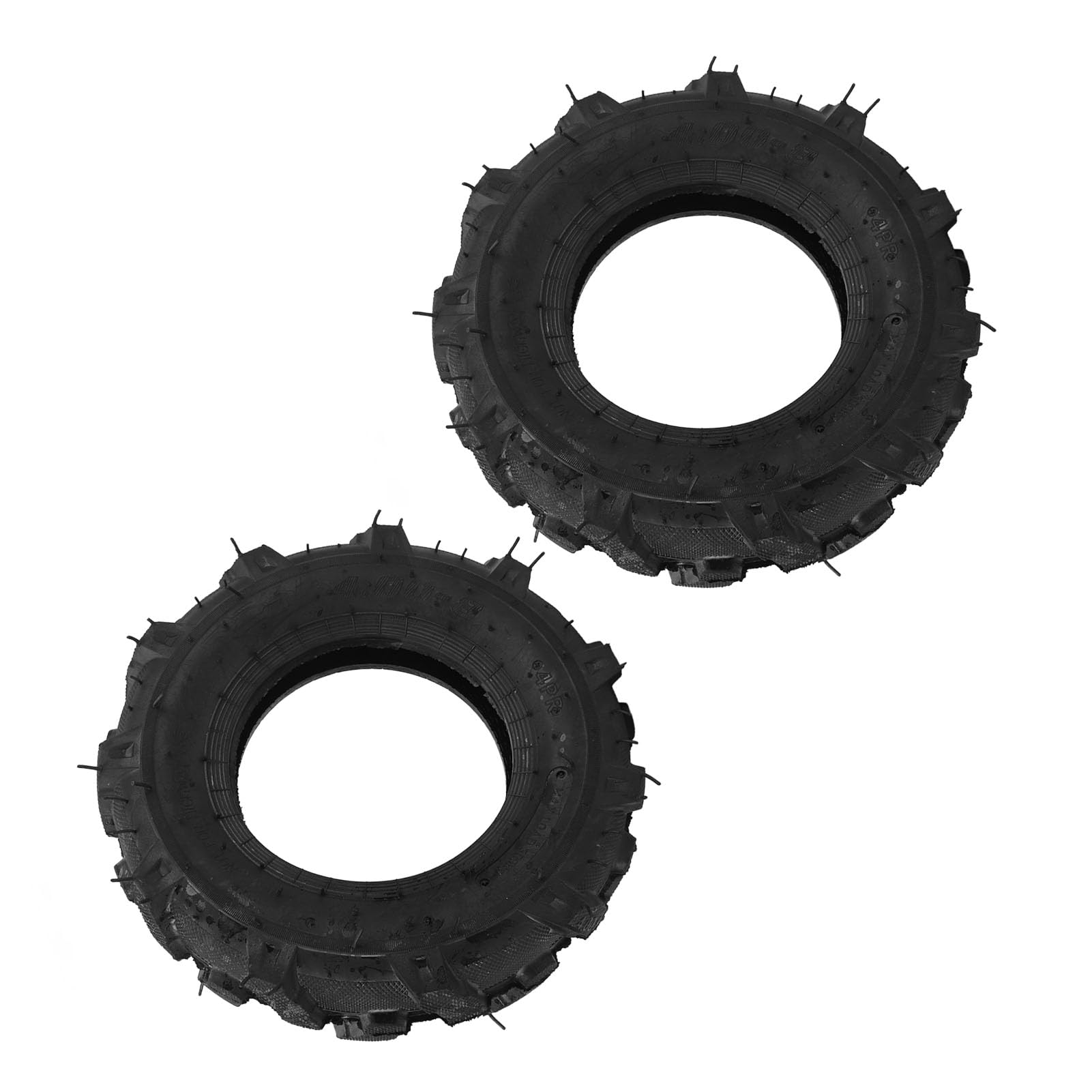 Yctze Pneu sans Chambre à Air 4.00-8, Pneu de Tracteur en Caoutchouc 4 Plis, capacité de de 672 LB pour Fraise à Neige avec Jante de 8 Pouces, Résistant à l'usure