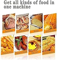 Vista 6 de Combo de horno freidora de aire, horno de freidora de aire, encimera de horno de convección de freidora de aire, freidora multifunción, apagado