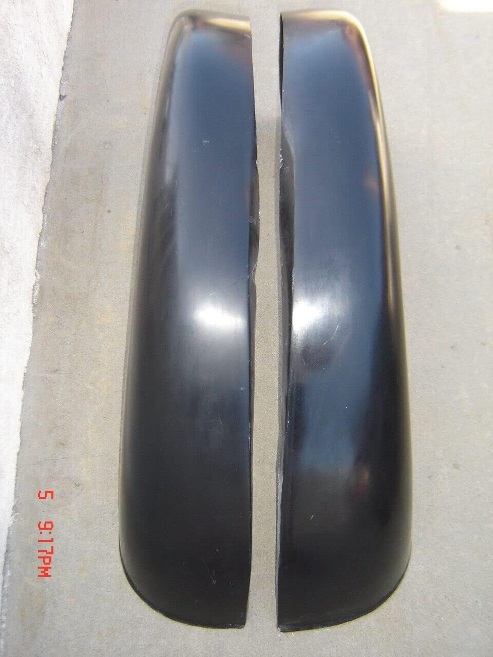 1946-52 Anglia rear fenders FIBERGLASS 2" wider radiused opening