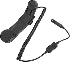 ciciglow Speaker Microphone, H250 Military Radio Microphone Military Handheld Speaker Mic for BAOFENG UV‑9R UV‑9RPlus A58 GT‑3WP R760 UV‑82WP Intercom Adapter