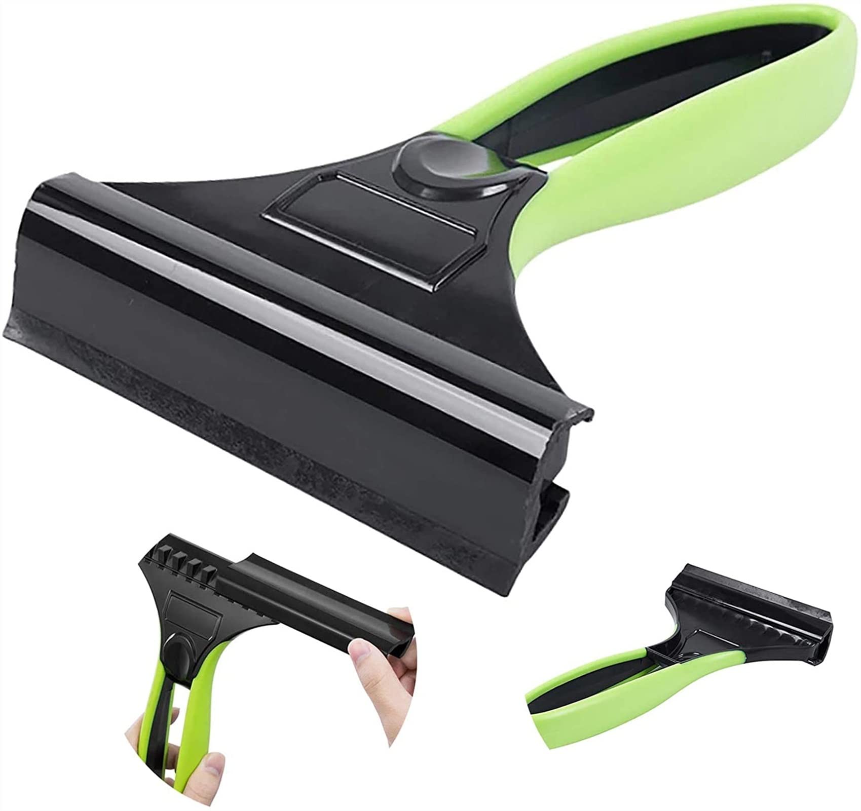 XMING Auto Snow Frost Ice Raschietto Multifunzione Automotive Snow Frost Shovel 2 in 1 Raschietto for Vento Auto Addominali Raschietto di Ghiaccio Auto in plastica Risparmia Spazio