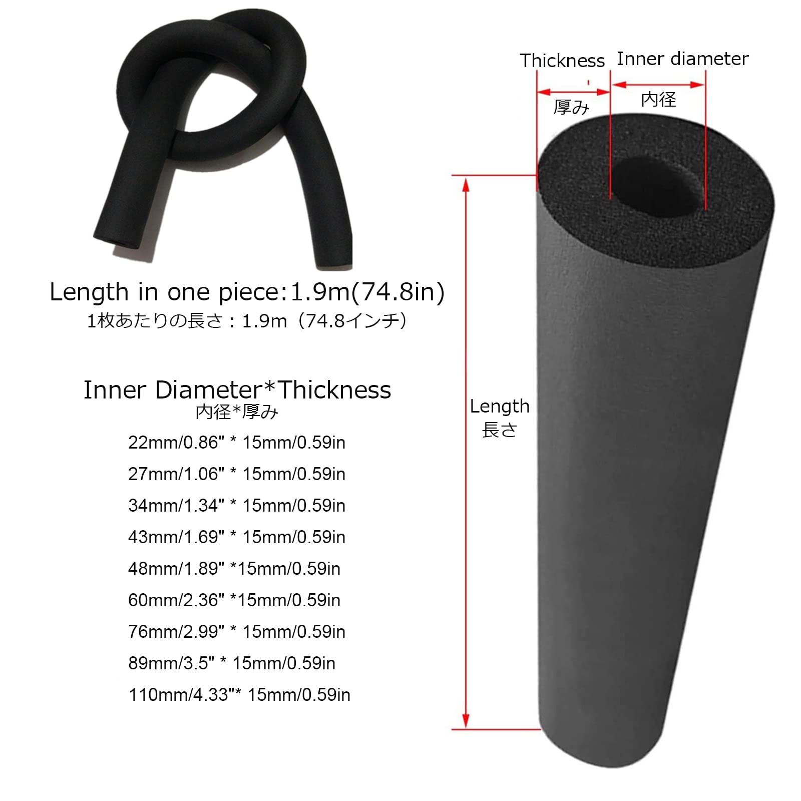 Stofzuigpijp, PVC Rubber Flexibele Slang, Zachte Joint voor stofverwijdering Pijp, Gegolfde Ventilatie Pijp-Binnendiameter 45mm*1m