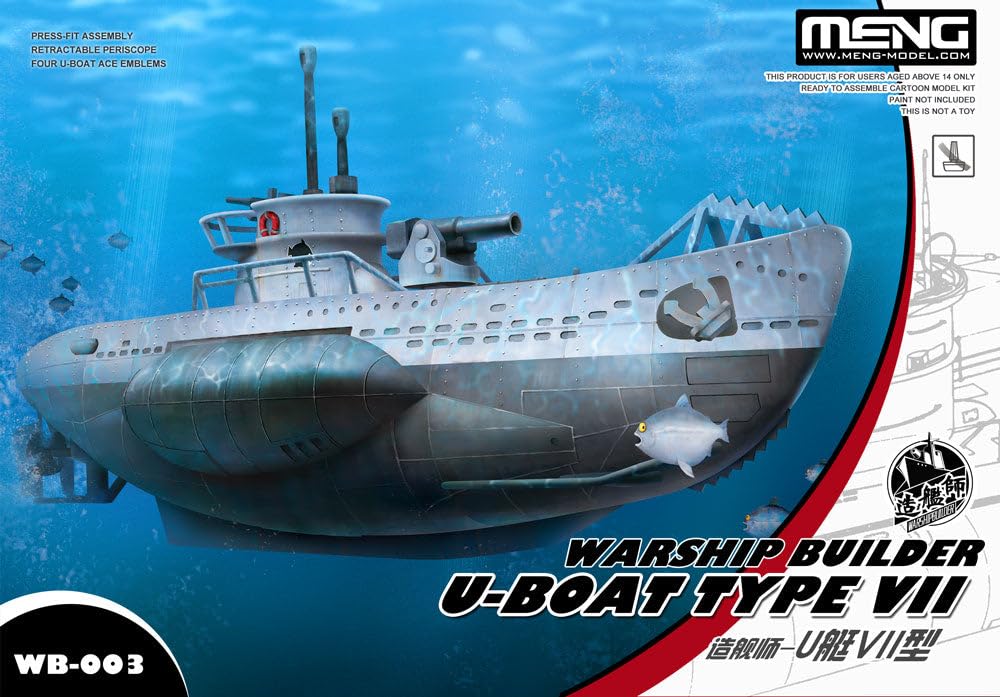 Amazon.com: MNGWB003 Meng Warship Builder - U-Boat Type VII