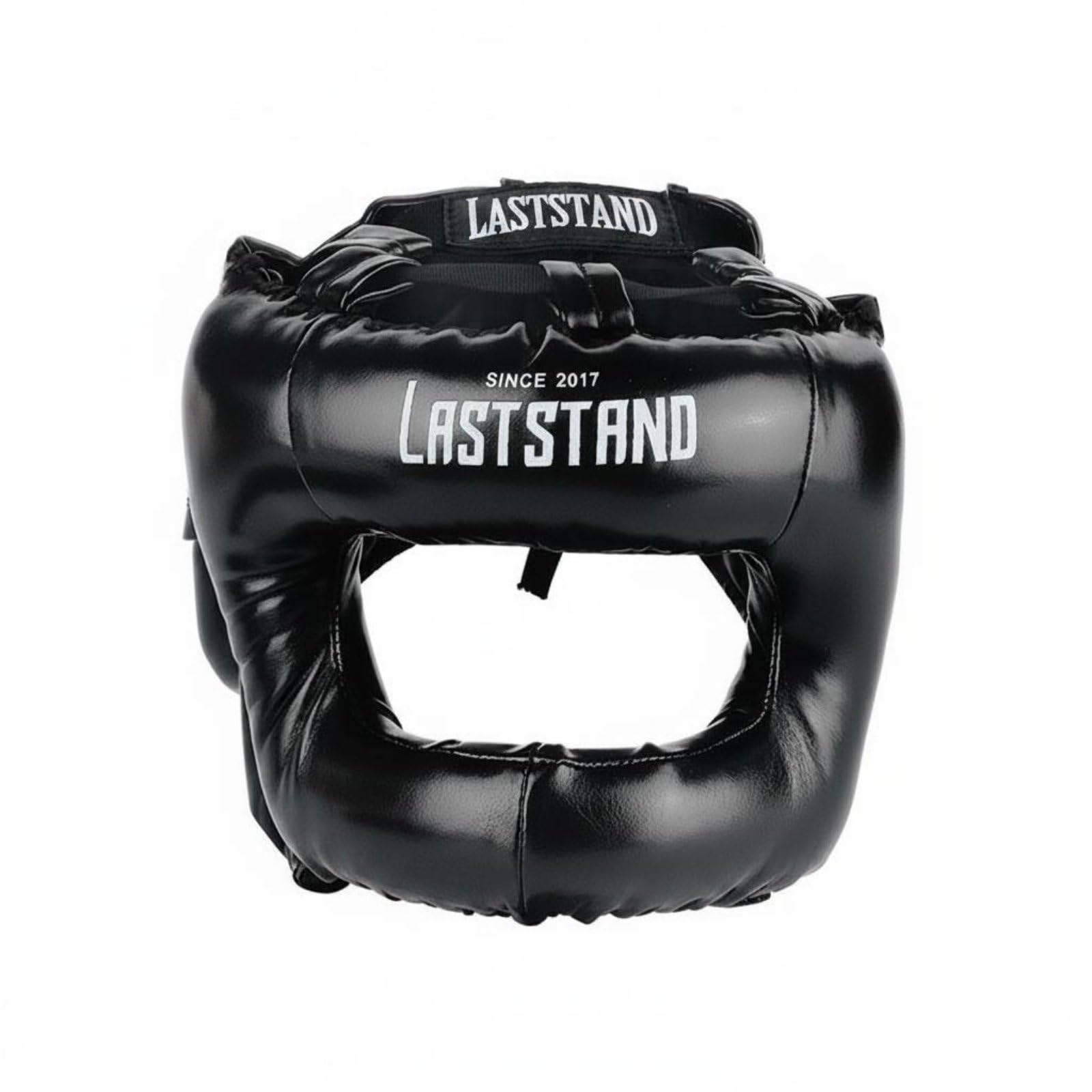 Casco da Elmetto Protezione Testa Paranaso Sparring Allenamento Materiale PU Imbottitura Antiurto Vestibilità Sicura Pressione Ridotta Adatto per Adulti Palestra Riscaldamento E, Nero, L