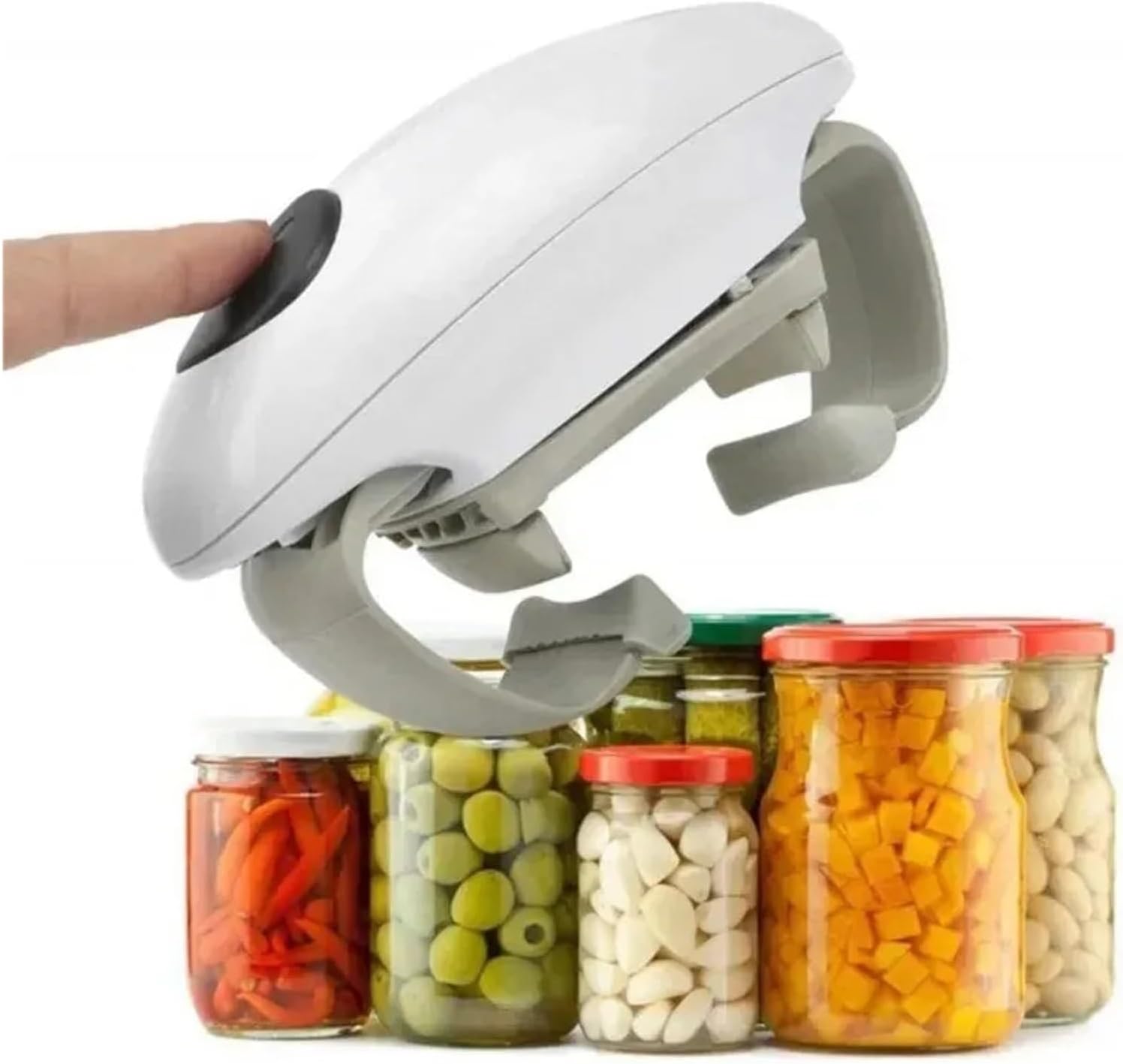 Fit for Electric Can Opener - Smooth Edge Automatic Jar & Bottle Opener for Effortless Kitchen Use(Black 1pcs)