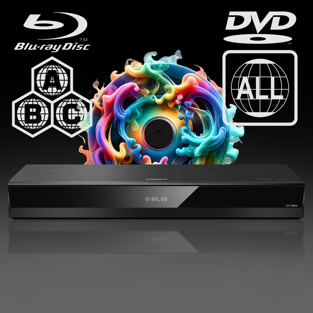 MULTIREGION Blu-ray Player Compatible with Panasonic DP-UB820 4K