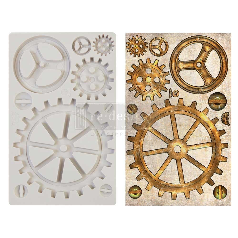 Prima Marketing Multicolored Inc, Finnabair - Moulds - Large Gears - 1 Pc, 5X8 In Copyright #Va0002330246