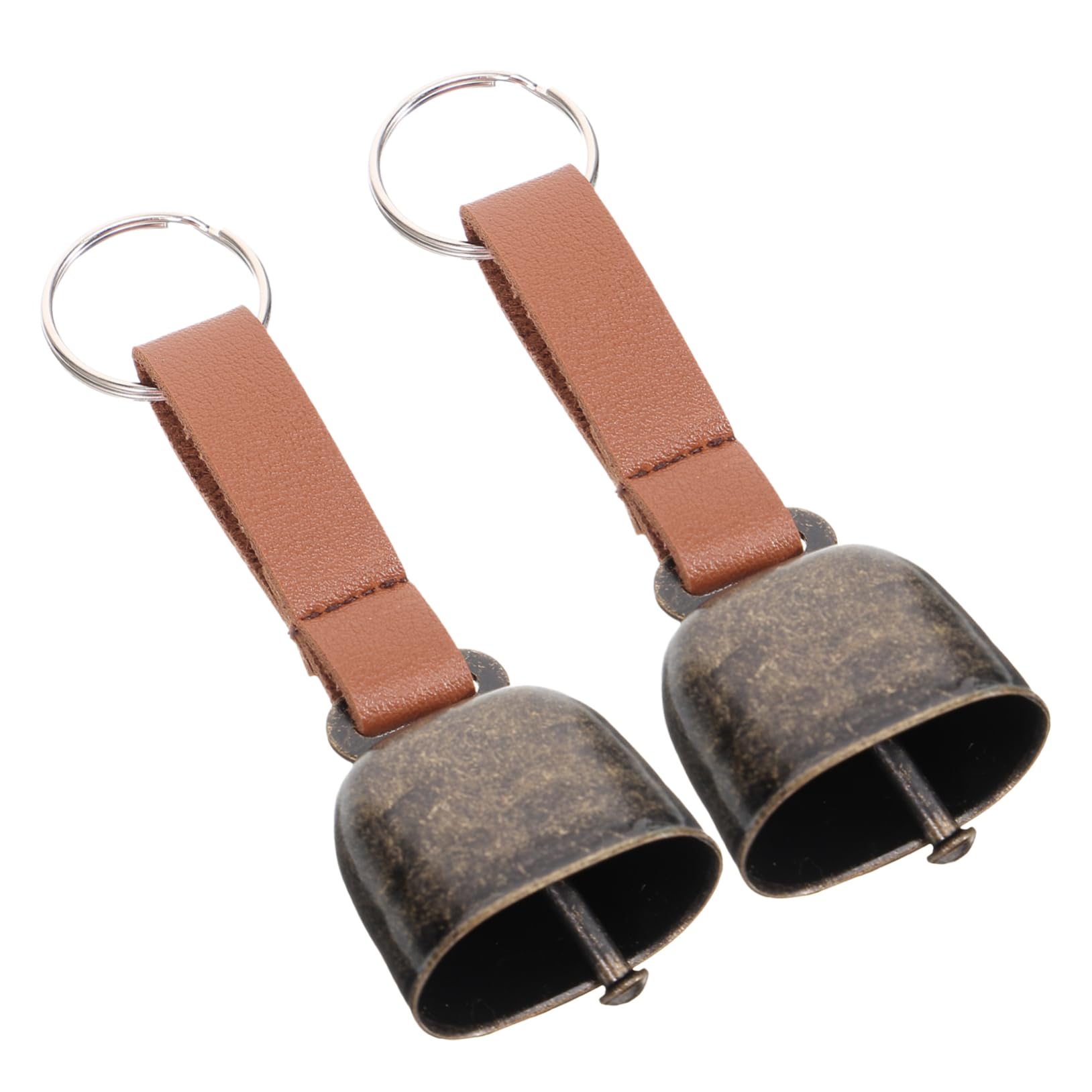 Outanaya 2Pcs Bear Bell for Hiking Climbing Loud Emergency Bell for Outdoor Safety Durable Finish Crisp Sound for Pet and Animal Detection Easy Mute Feature