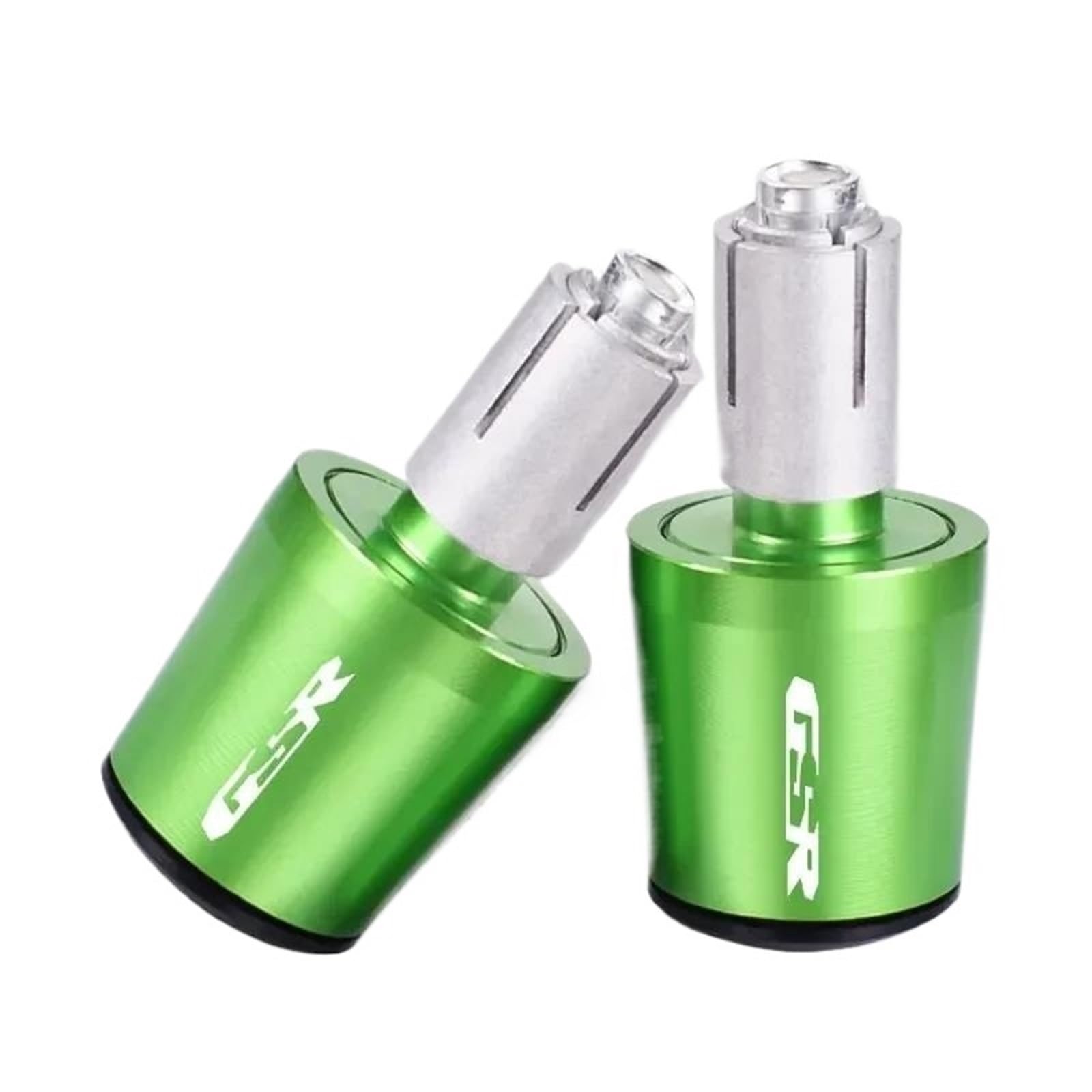 Embouts de guidon de moto vert premium pour Suzuki GSR 750 600 - 4