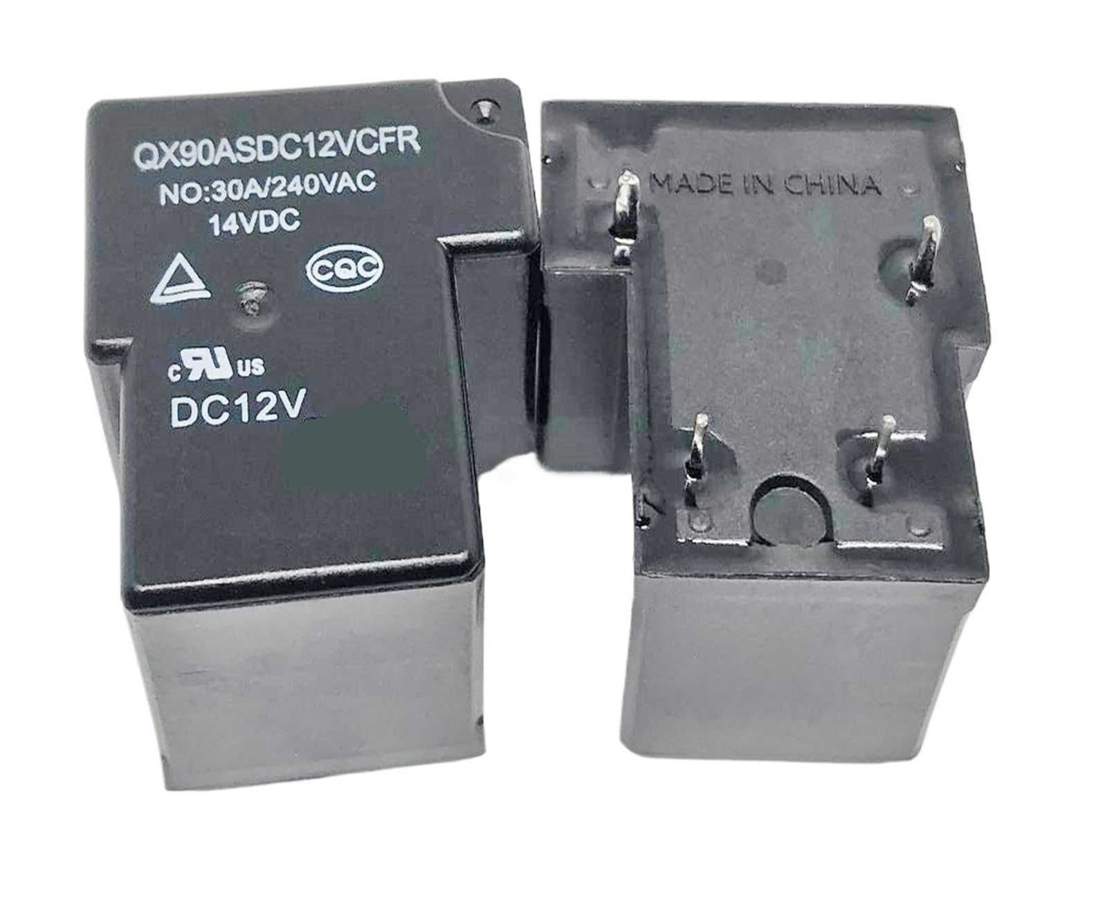 Yzwrwrmktb One Color 1Pc Qx90asdc12vcfr (T90-1A-4P-12V/24V-30A) Relay 4 Pins