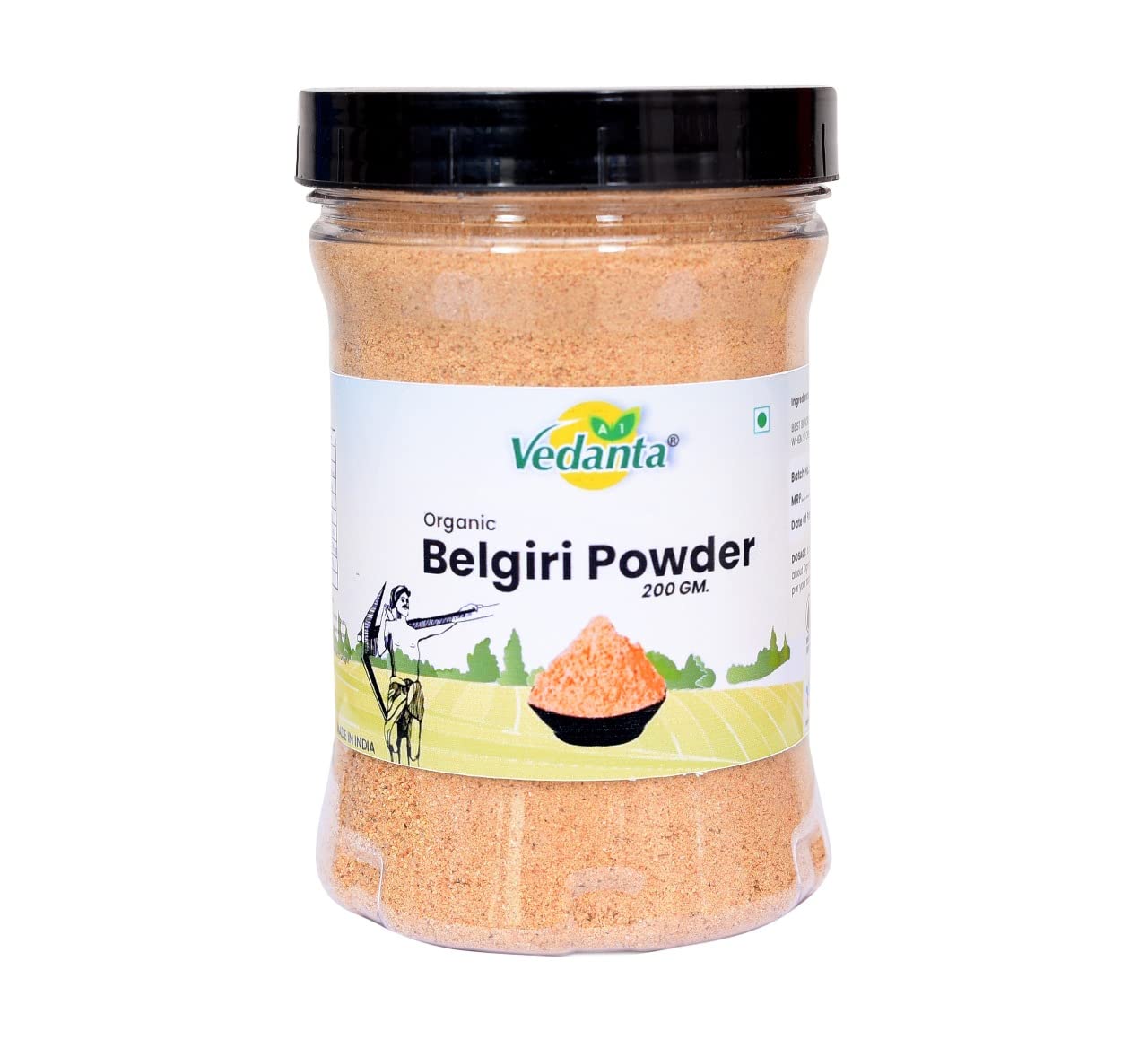 VEDANTA Organic Kaccha Bel Powder | 100% Organic | Bel Patra | Support Digestive System | Helps in weight reduction (200 Gram) (B09X5RJGXS) Amazon Price History, Amazon Price Tracker