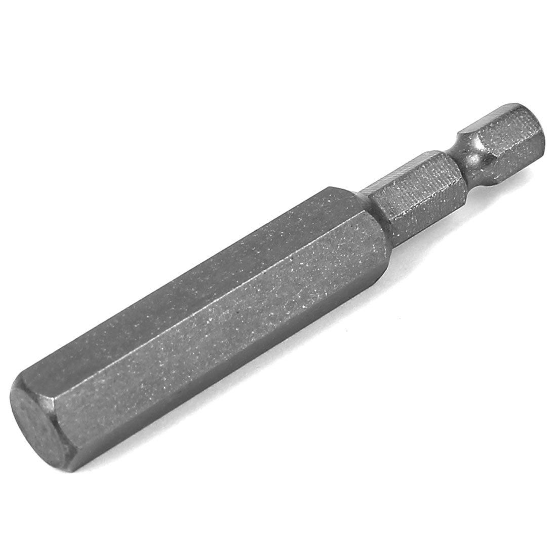 Uxcell Silver/Gray Sourcingmap 65Mm Long 1/4" Hex Shank 10Mm Hexagonal Tip Magnetic Hexagon Screwdriver Bit