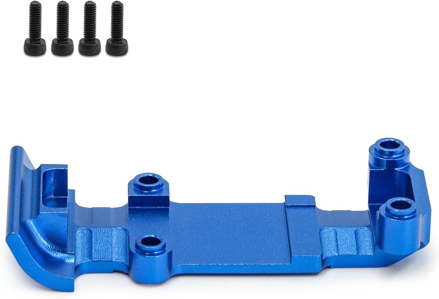 RC Aluminum Front & Rear Skid Plate Skidplate Set #7037 Compatible with 1/16 Traxxas E-Revo 71054 VXL Slash 4WD 70054 Summit 72054