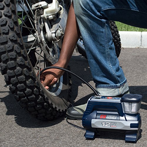 Powerhouse Digital Inflator, Portable Compressor, Auto Shut-Off, 12V 100 Psi & Safety Light (Campbell Hausfeld Af011400) #TOP2