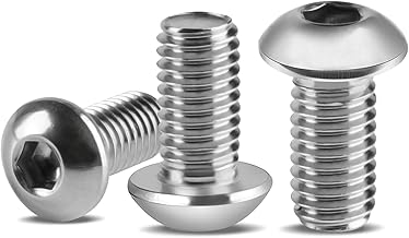 M8 Bolts Set, 20 Pcs M8 x 16mm Bolts, Hex Socket Button Head Screws,M8 x 10 bolt nut, Stainless Steel Hex Socket Button Head Cap Screws for Repair Industrial Electronic