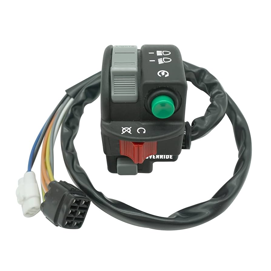 Amazon.com: M MATI Left Handlebar Start Kill Stop Headlight
