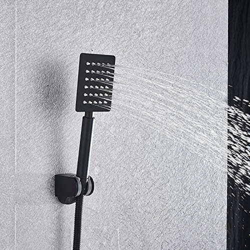 Ensemble de douche numérique noir pour une salle de bain moderne - 2