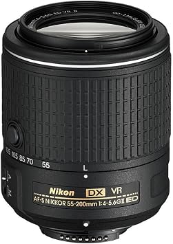 NIKON AF-S DX NIKKOR 55-200mm f/4-5.6G ED VR II Lens - White Box New