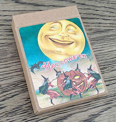 Halloween Playing Cards (Poker Deck 54 Cards All Different) Vintage Halloween Cards Reprint steampunk buy now online