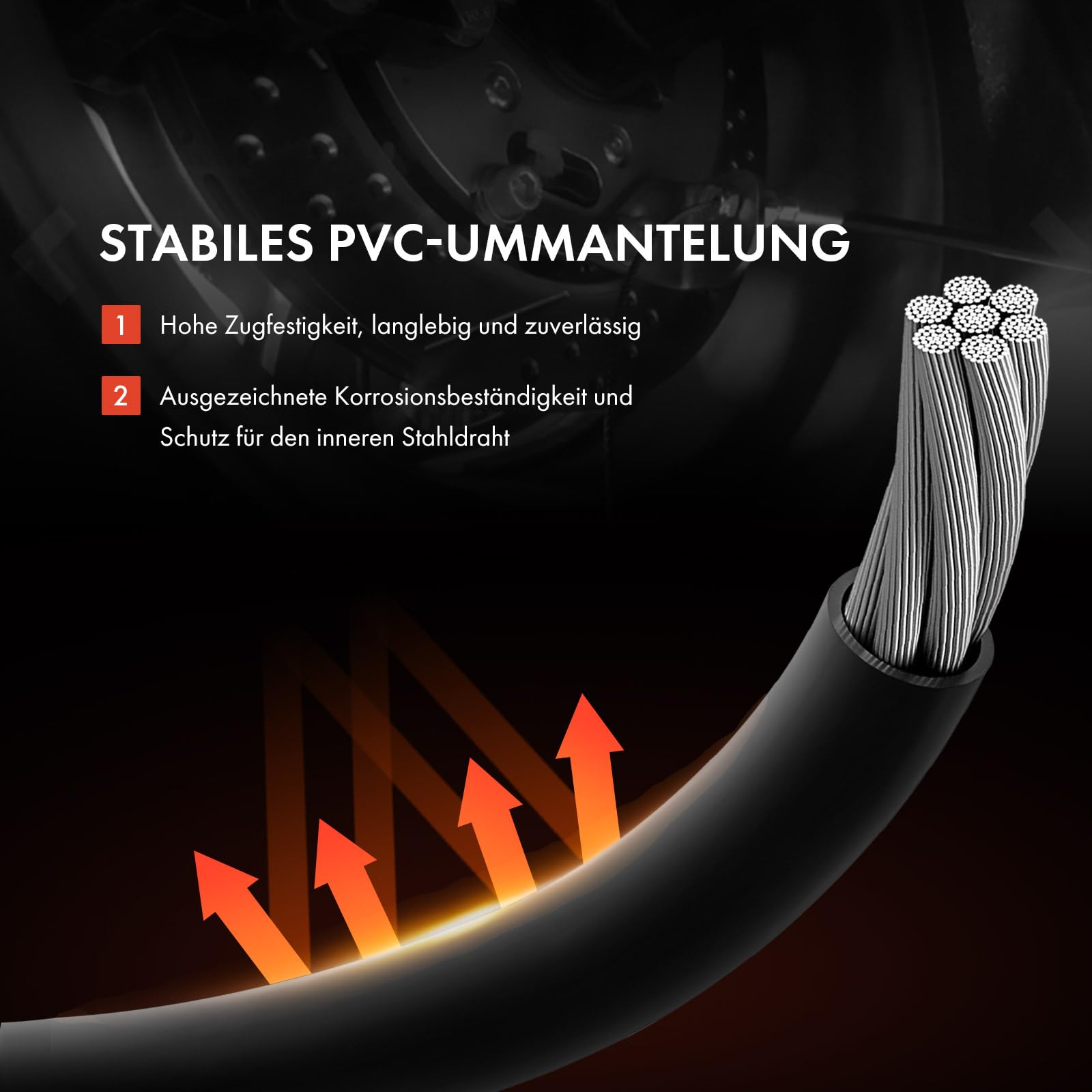 Frankberg Handbremsseil Handbremsseile Hinten Links Kompatibel mit Verso R2 Verso Van R2 Replace# 464300F020,K17292