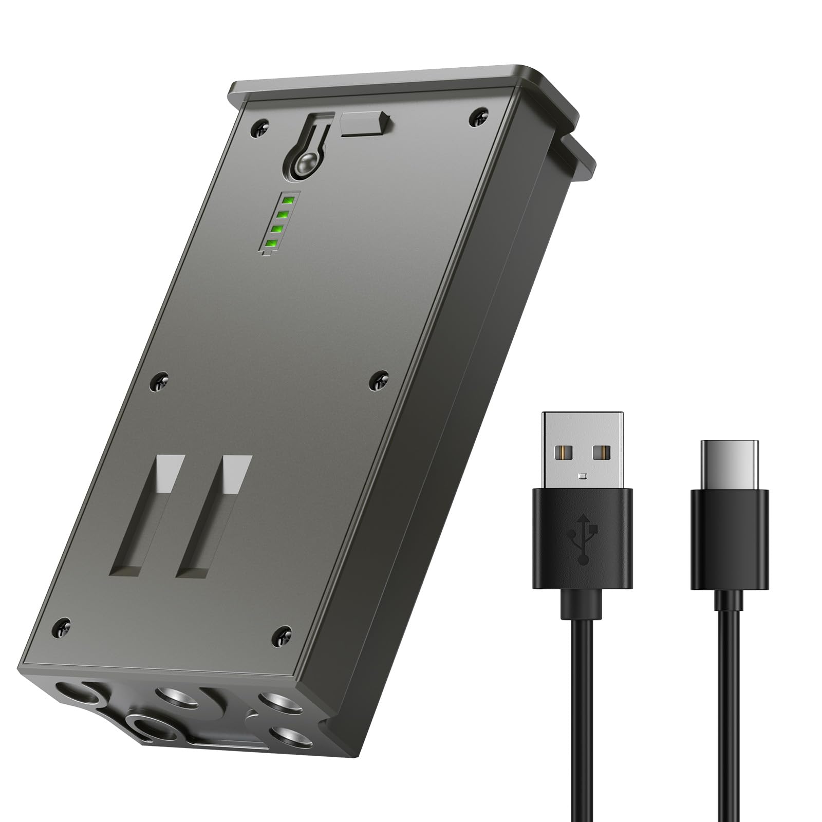 Upgraded 6000mAh New Reveal Lithium Battery Pack Compatible with Reveal Hunting Camera Ultra, X, X Pro, Pro 3.0, X Gen 2.0 3.0, XB, SK, Solar &amp; USB Rechargeable, Lasting Power for Hunting
