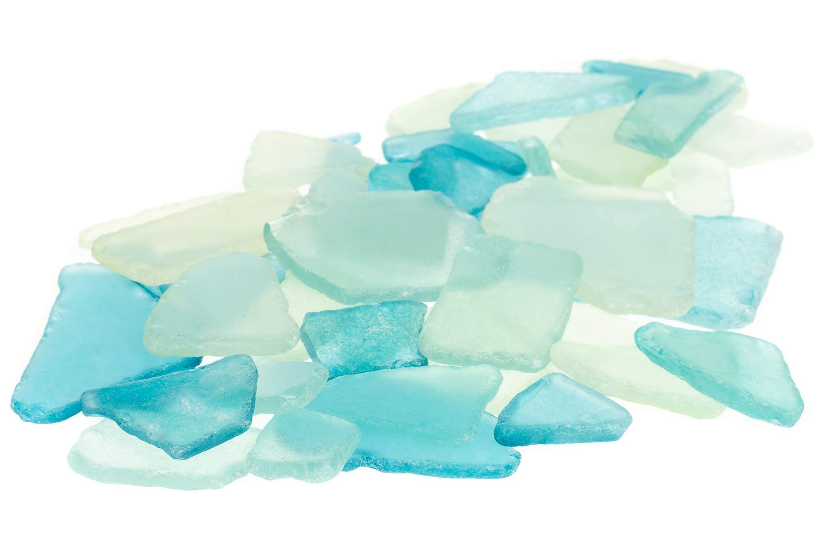 Assorted Sea Glass For Crafts - 11 Ounces Of Tumbled Colored Glass Pieces, Plus Free Nautical Decor Ebook, Great For DIY, Vase Filler & Wedding Decor - View #11