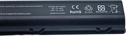 Miniatura 10 de GHU Nueva batería 58 WHR 484170-001 484172-001 HSTNN-CB72 compatible con HP Pavilion DV4 DV5 Compaq Presario CQ40 CQ45 CQ50 CQ60 EV06 KS524AA