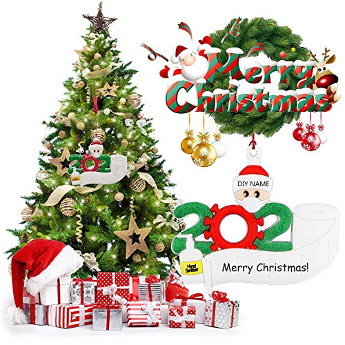 Christmas Ornament Kit, 2020 Customized Christmas Family Members DIY Quarantine Survivor Holiday Decorations Keepsake Tree Hanging Creative Gift for Family - Thumbnail 7