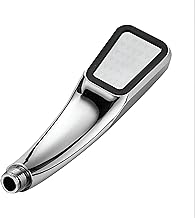 Handheld Shower Head - 300 Micro Jet High Pressure Nozzle for Efficient Water Use, Chrome Finish, Easy Mounting and Elegant Stream for Home Bathroom Comfort and Daily Wellness