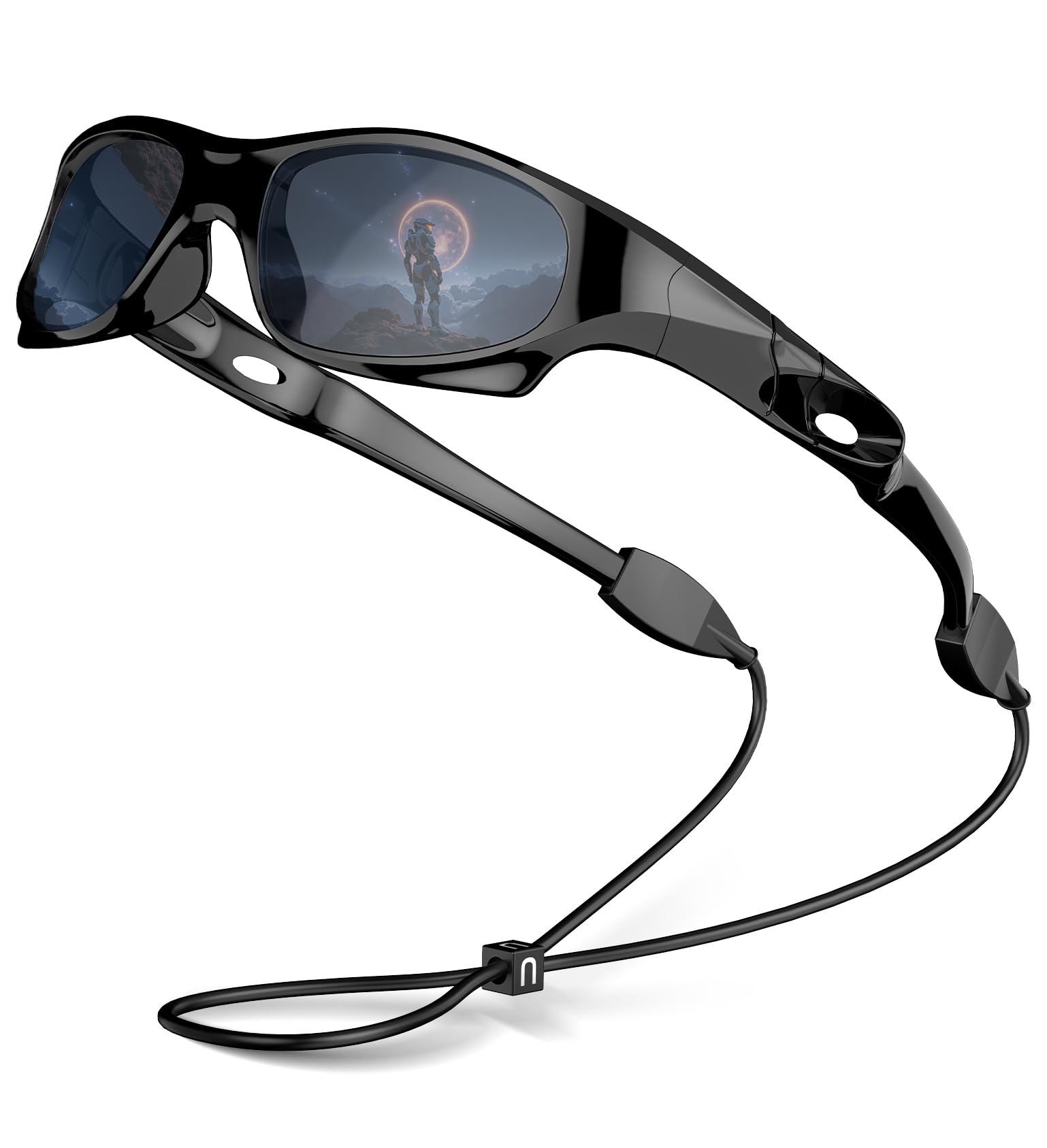 VATTER Kids Polarized Sports Sunglasses for Boys and Girls – UV400 Protection, Flexible Frame with Strap, Outdoor for Youth