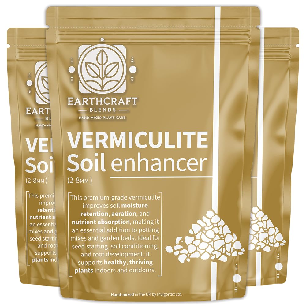 Horticultural-Grade Vermiculite for Plants – Lightweight Soil Conditioner for Drainage, Aeration & Moisture Retention 1l - 100l (30 Litre)