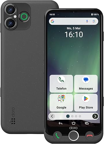 Doro Aurora A30 Seniorenhandy Einfach zu bedienen — priekinis vaizdas