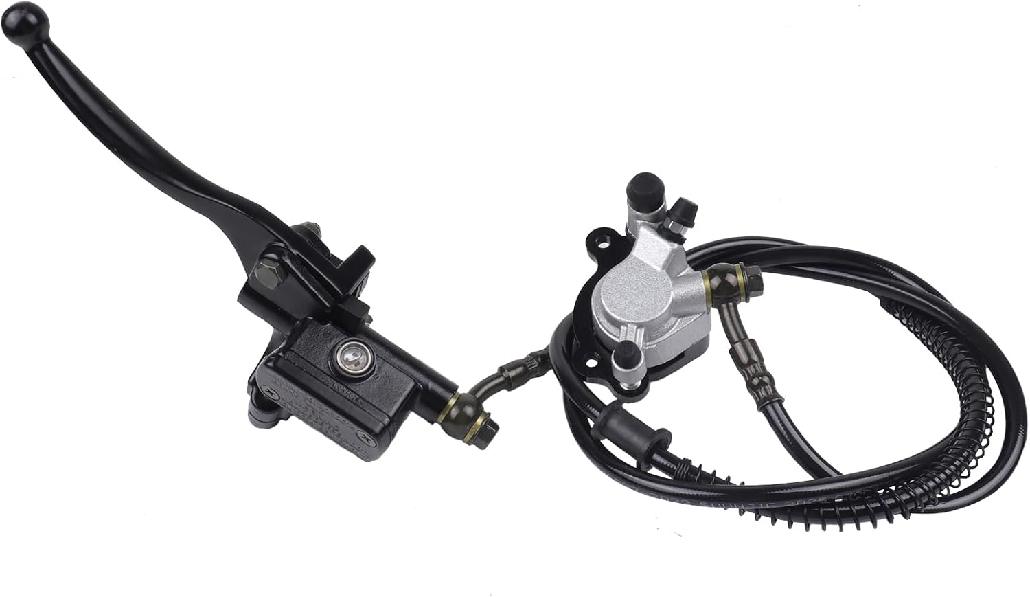 Hydraulic Brake System kit with 50 inch Hose Tube Compatible with Baja Doodle Bug DB30R Mini Bike 212CC,SX500 Razor Electric dirt bike 79cc 97cc 100cc Go Karts