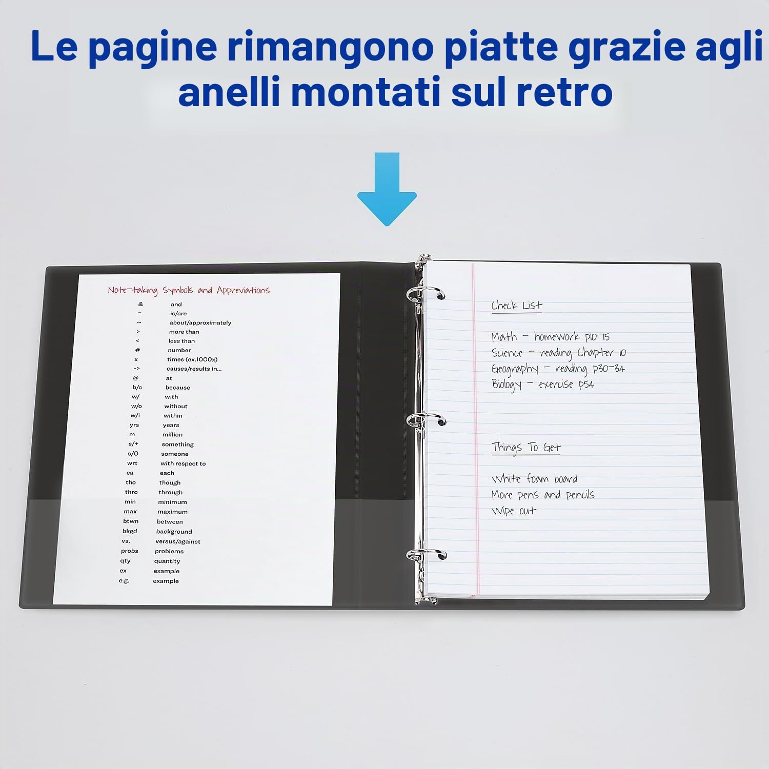 Avery Raccoglitore a 3 anelli resistente, anello inclinato One Touch da 10,2 cm, contiene carta da 21,6 x 27,9 cm, 4 raccoglitori bianchi (79704)