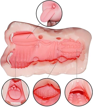 2 Pack, Realista Oral 3D Garganta Profunda con Doncella ...