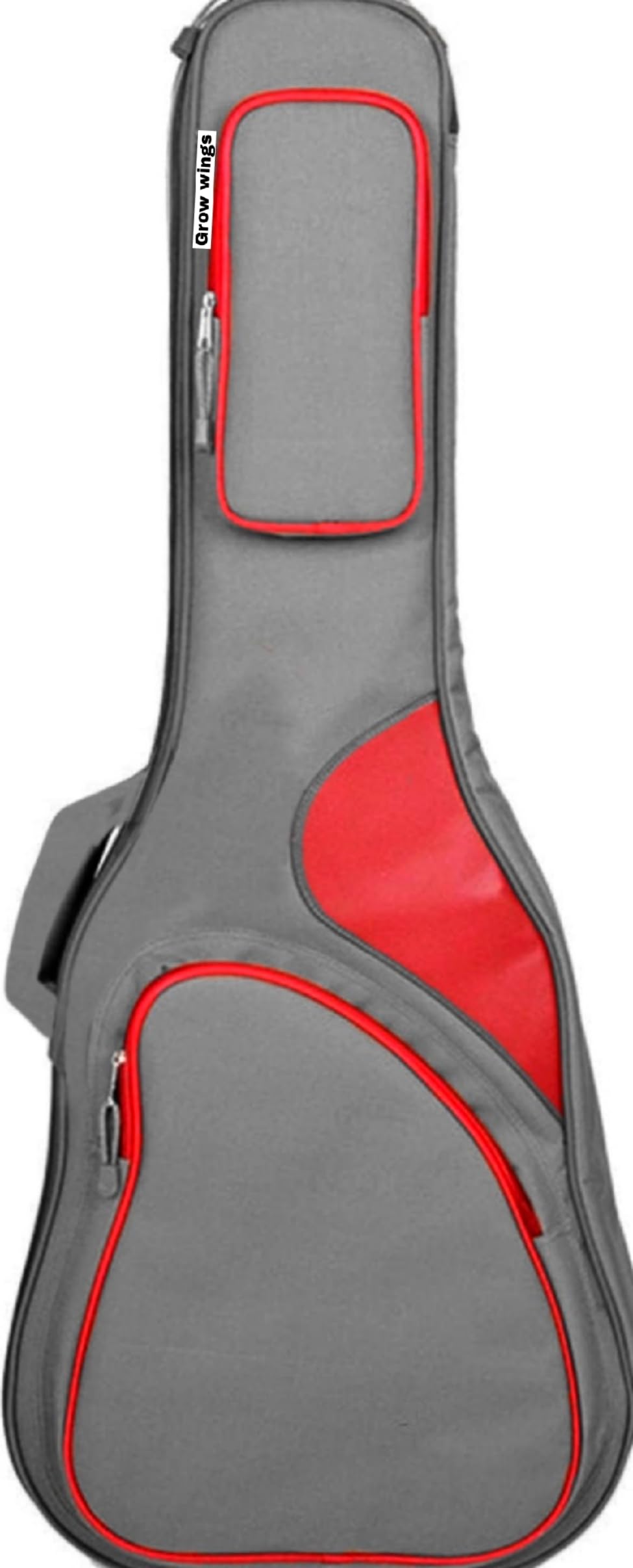 Guitar Bag Cover, Double Pocket Acoustic Gig Bag Adjustable Shoulder Strap Durable Guitar Cover Case Zippered Guitar Storage Bag for Dust-Proof & Oxford Water-Resistant Soft Guitar Bag-image-1