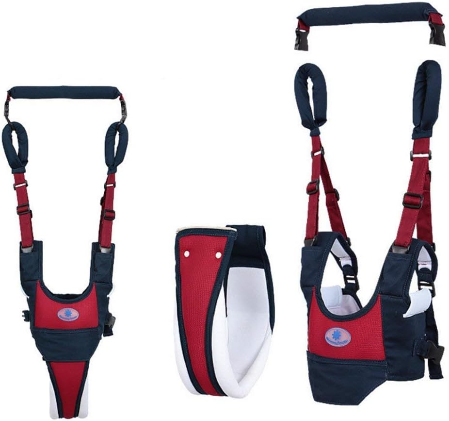 Baby Walker Toddler Walking Assistant by SunCaptor, Stand Up and Walking Learning Helper for Baby, 4 in 1 Functional Safety Walking Harness Walker for Baby 6-48 Months (Navy Blue)