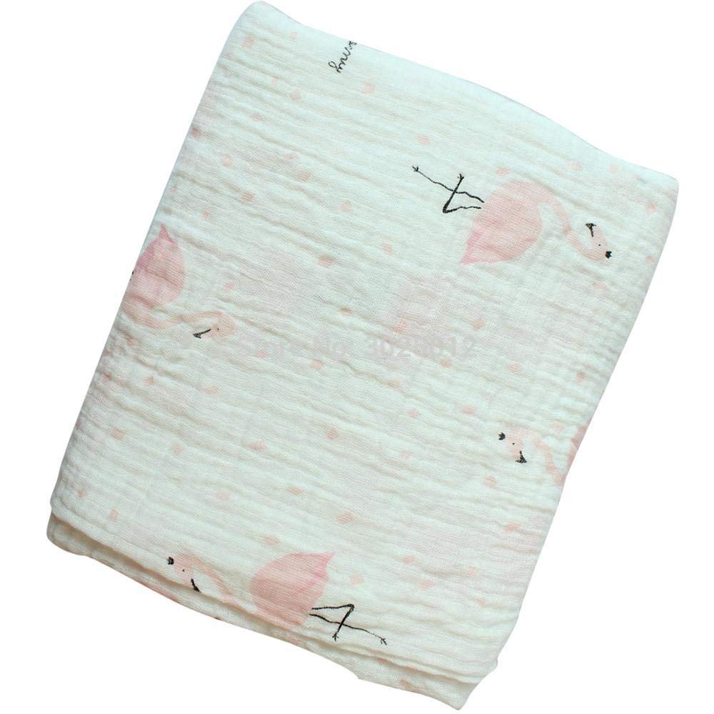 Cotton Muslin Swaddle Blankets Breathable Baby Blankets for