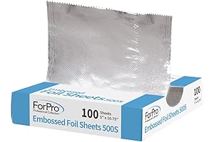 ForPro Professional Collection Embossed Foil Sheets 500s for Enhancing Hair Color Application