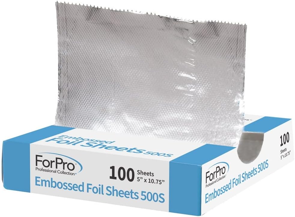 STYLETEK Gold Leopard Pop Up Foil Sheets - 5x11 Heavy Emboss Metallic Paper, 500 Sheets Per Box