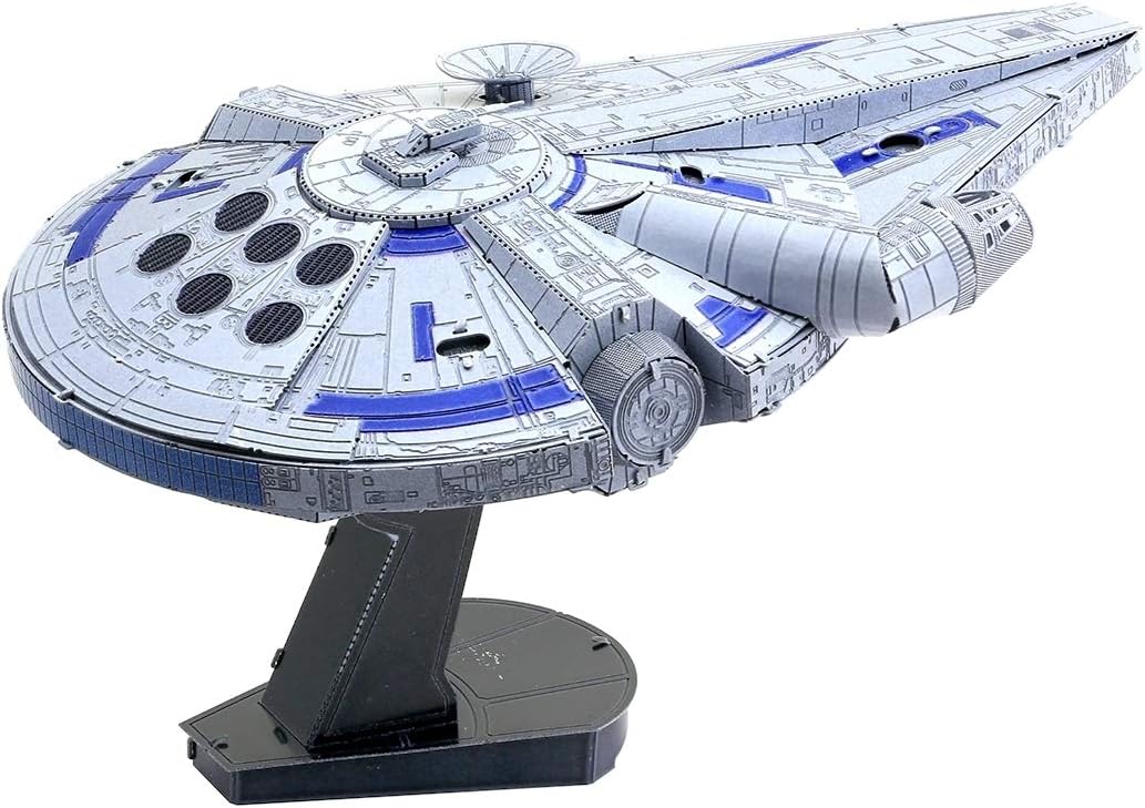 Fascinations ICONX 3D Metal Model Kits Star Wars Set of 2 - Millennium Falcon - Solo Lando's Millennium Falcon