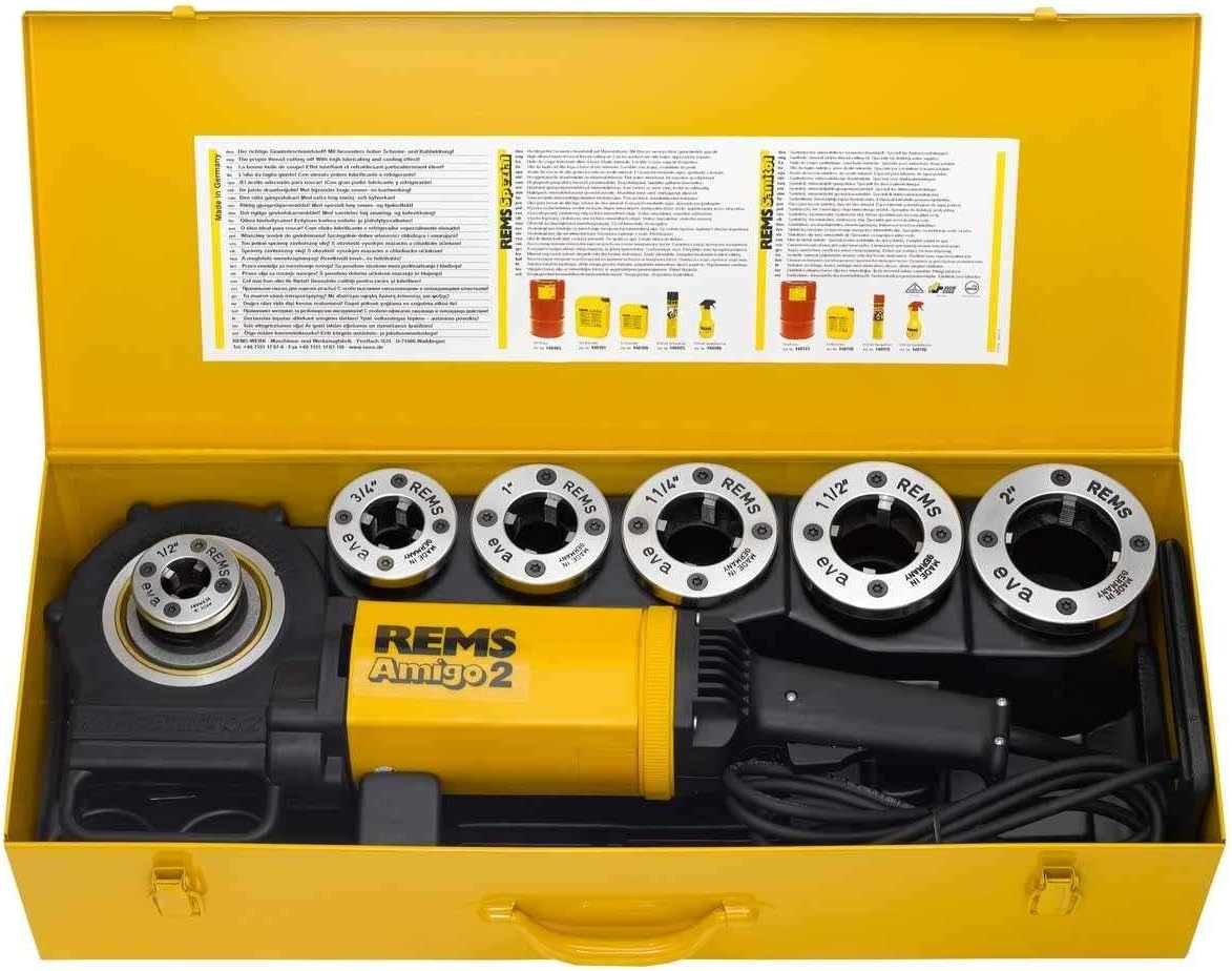 Rems - Amigo 2 Set R 1/2in - 2in BSPT Set - 110v & 240v