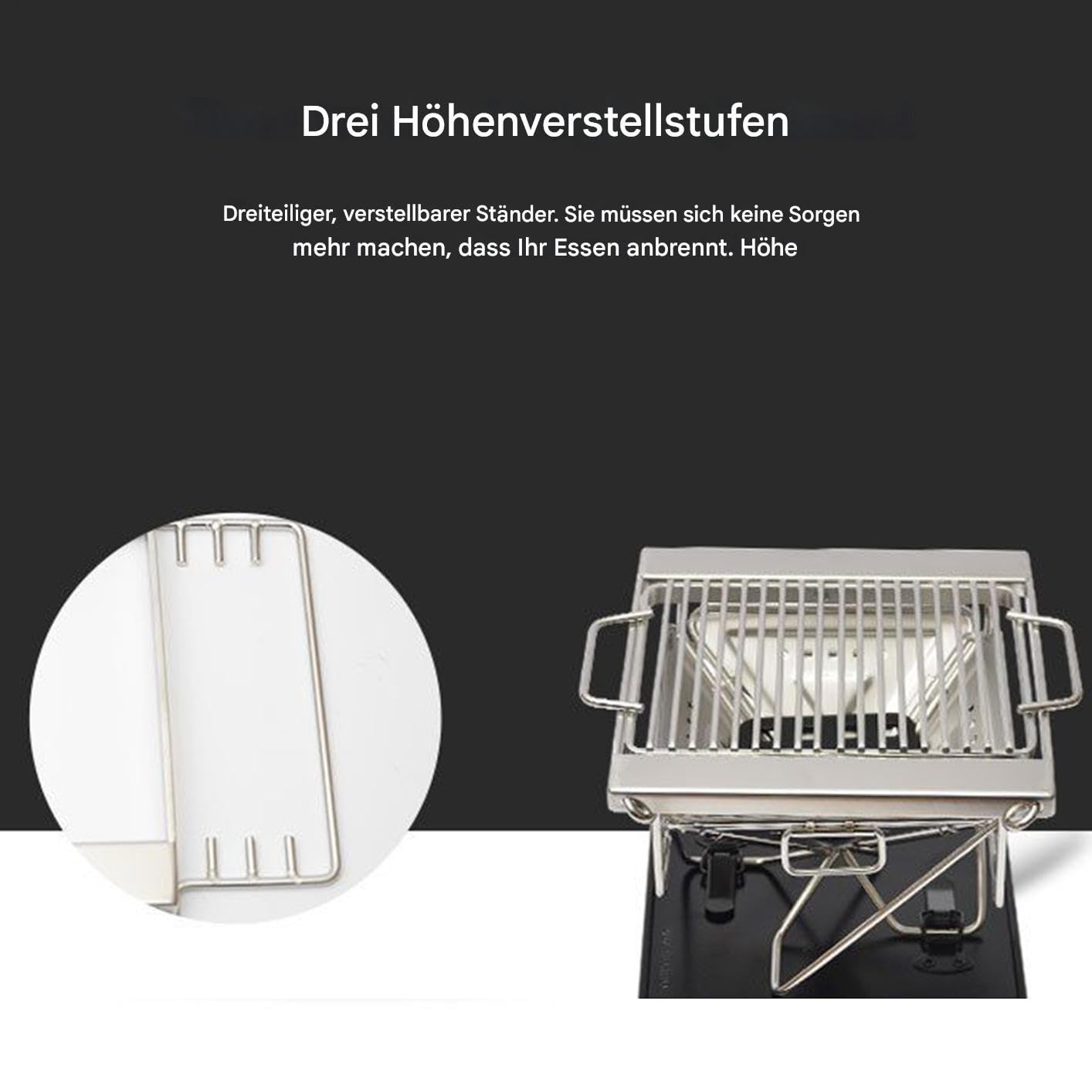 Barbecue Portable Au Charbon De Bois Équipement De Cuisson Extérieur | Barbecue de Plein Air Pour Randonnée Tailgating Parc Fête Jardin Cuisson Backpacking Pique-niques Jardin Arrière