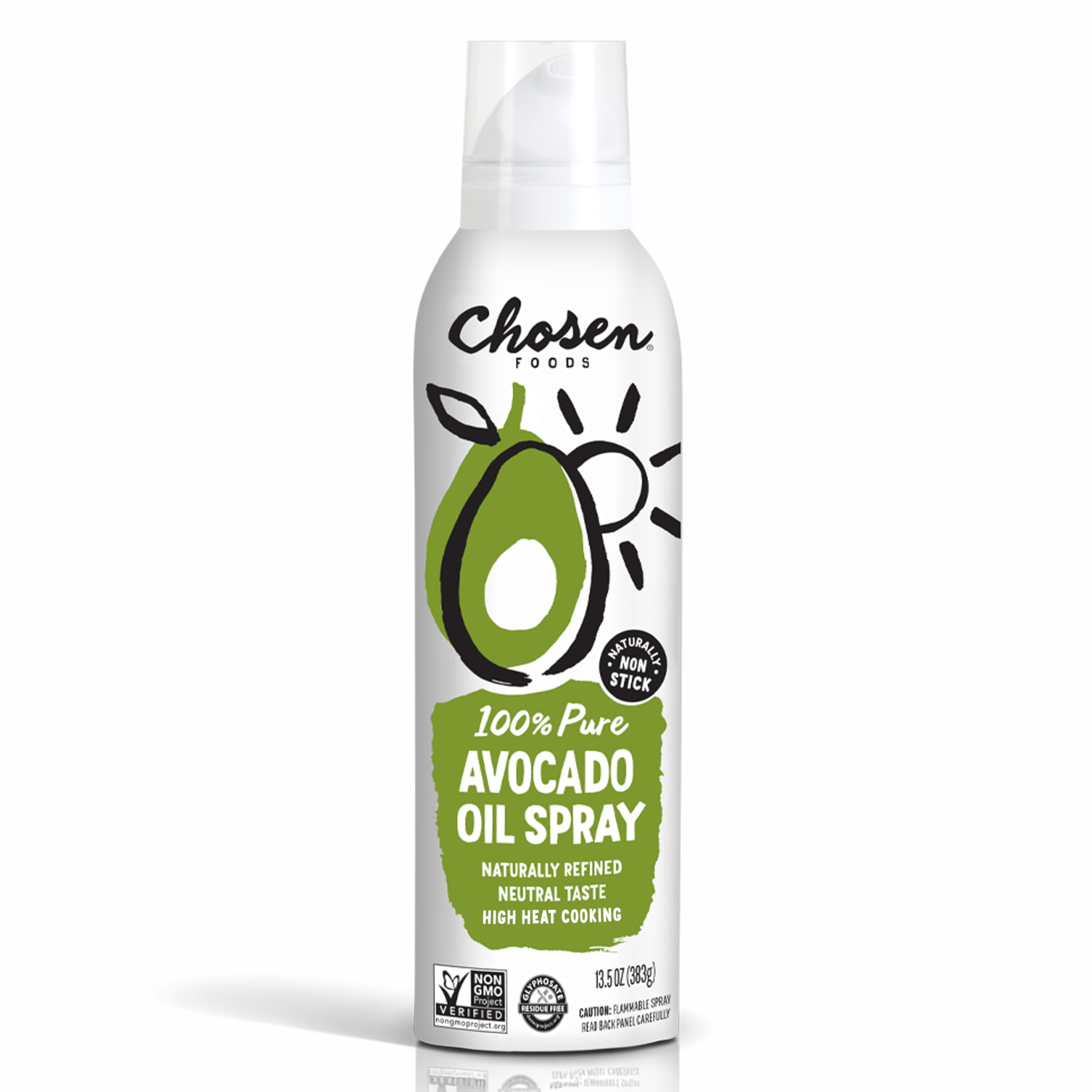 CHOSEN FOODS 100% puro olio di avocado spray, 383 g